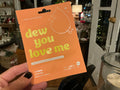 Lemon lavendar dew you love me eye patch