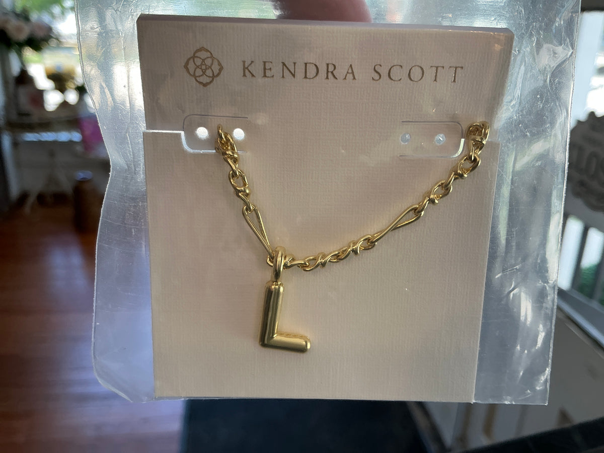 Kendra Scott Bubble “L” PNDT NCK Gold