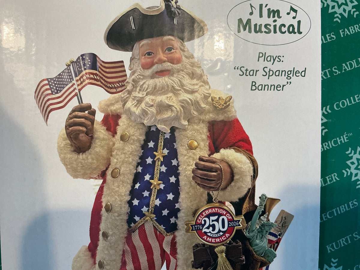 250th Anniversary 11” America Santa