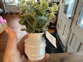 Faux pot herbs in stoneware pot 4 styles