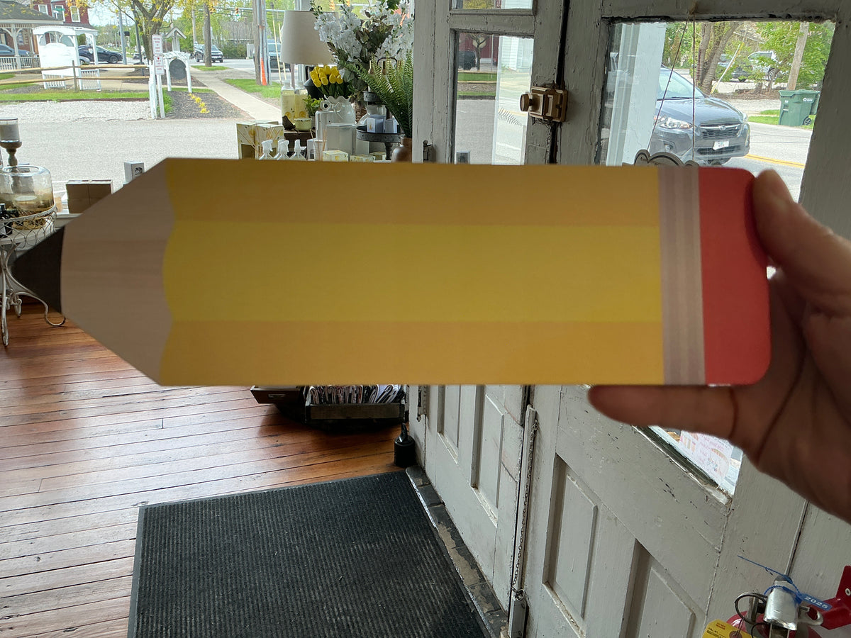 Pencil plaque