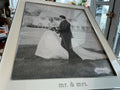 Mr. & Mrs. 8x10 Enamel Frame