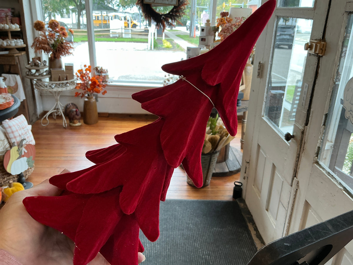 Red Velvet Christmas Tree 11.25”
