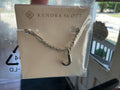 Kendra Scott Bubble “J” PNDT NCK Rhod