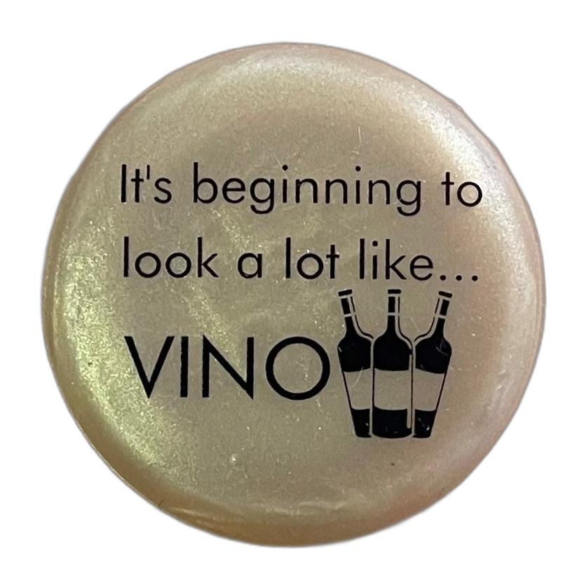 Wine Cap Counter Display | Christmas Wine Stoppers