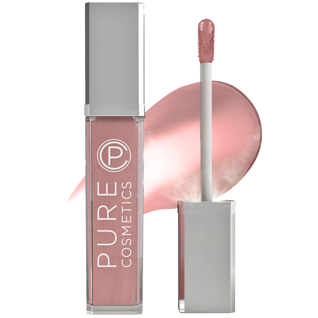 Push Button Pure Illumination Light Up Lip Gloss: Wine Berry