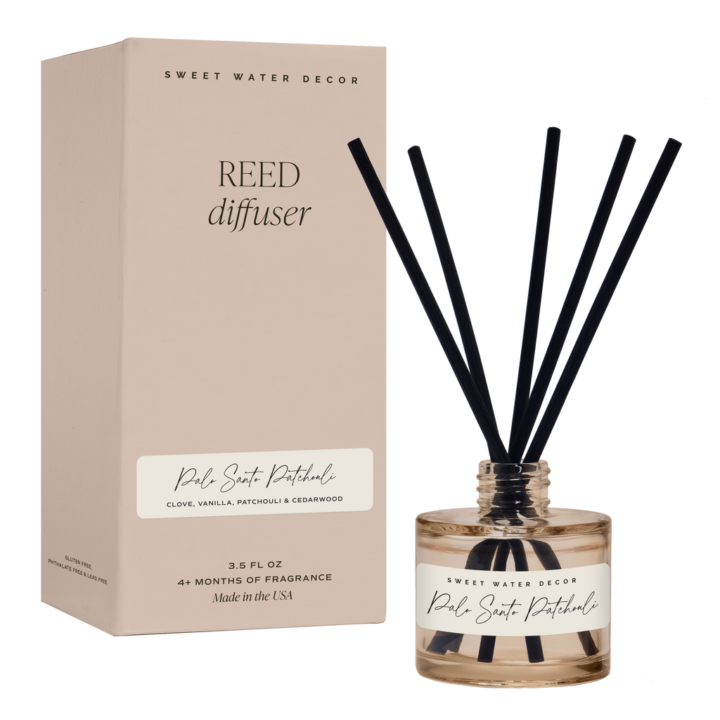 Palo Santo Patchouli Reed Diffuser - Gift & Home Decor