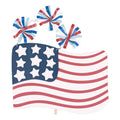 Stars & Stripes Flag Topper - Fourth of July