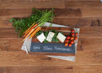 18" Acacia & Slate Charcuterie Board - Includes Chalk