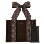 Case-Mate Espresso Polka Dot Bow Jelly Tote Bag