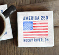 America 250 Custom Hometown Coaster