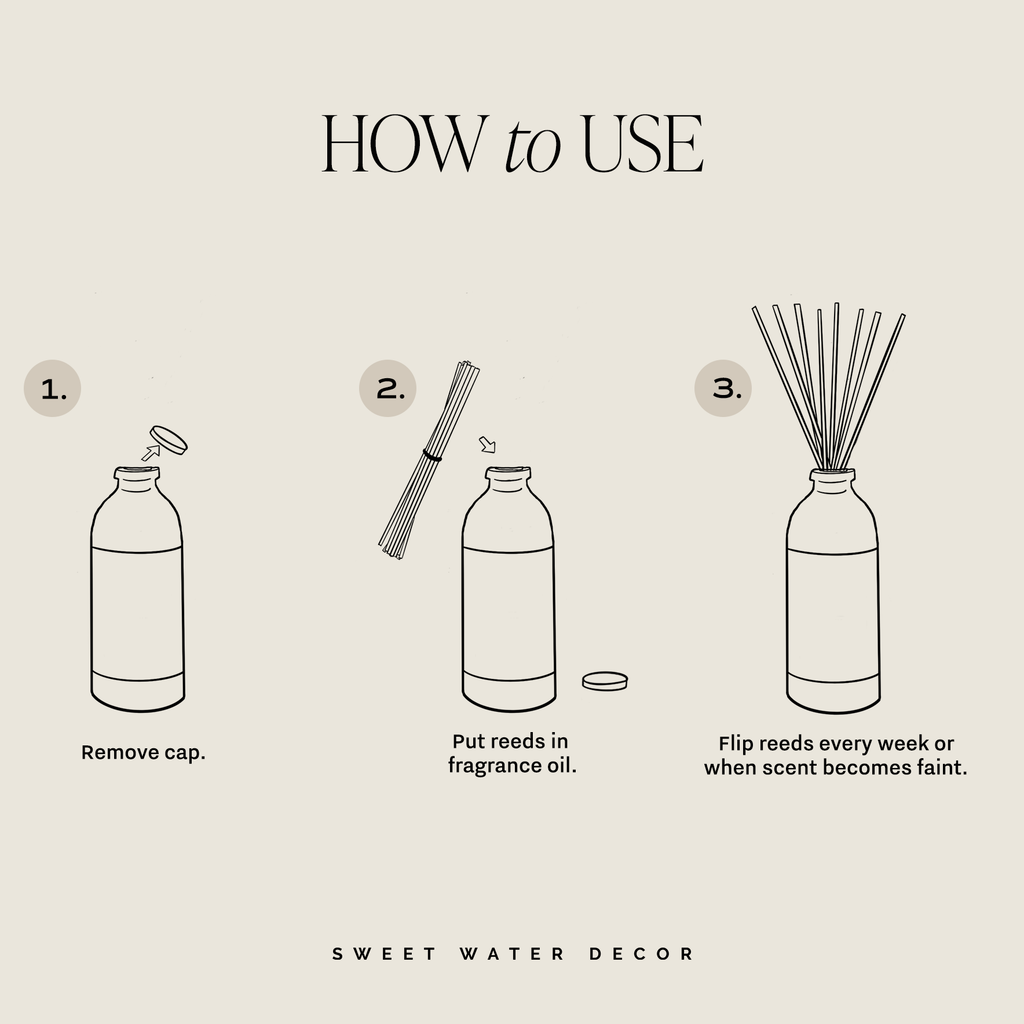 Salt and Sea Reed Diffuser - Home Decor & Gifts