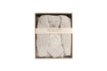 "How wonderful life is" Bunny Baby Lovey Blanket: Oatmeal / How Wonderful Life Is