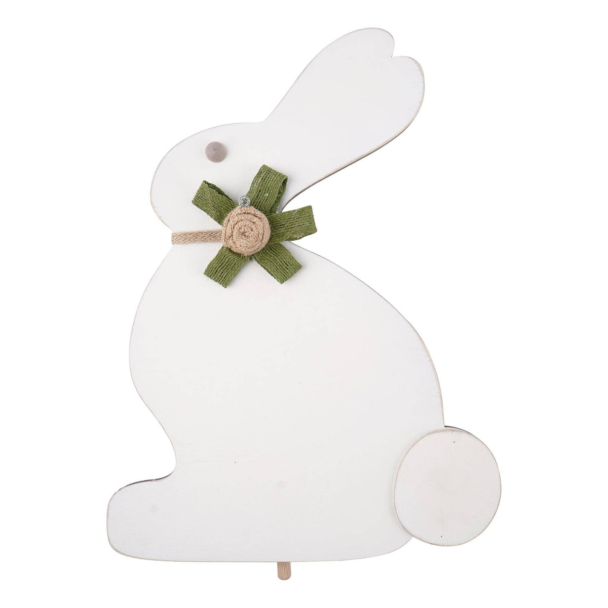 White Bunny Topper - Easter Decor