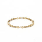The Charleston 2x4 14k Gold filled Beaded Bracelet: 7"