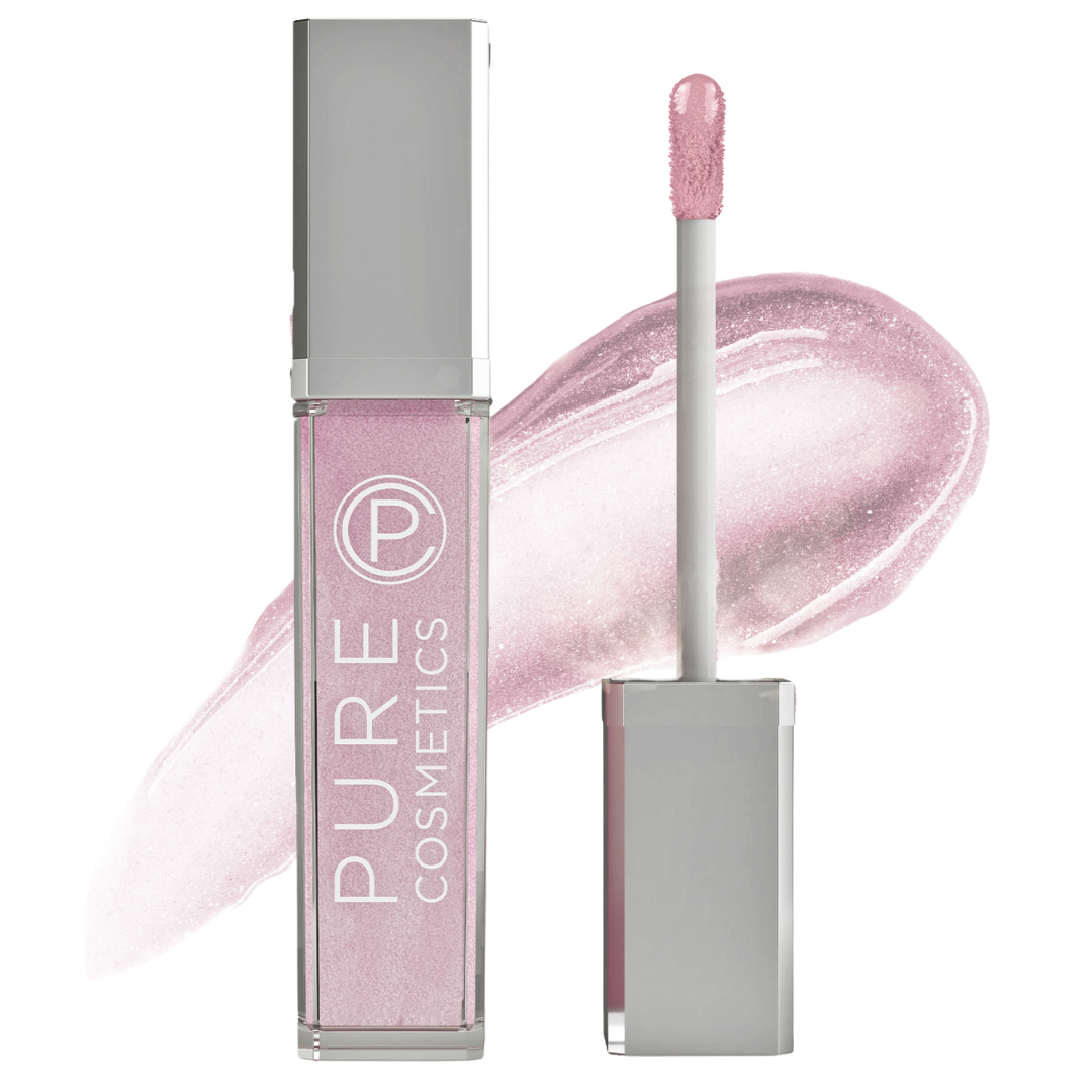Push Button Pure Illumination Light Up Lip Gloss: Wine Berry