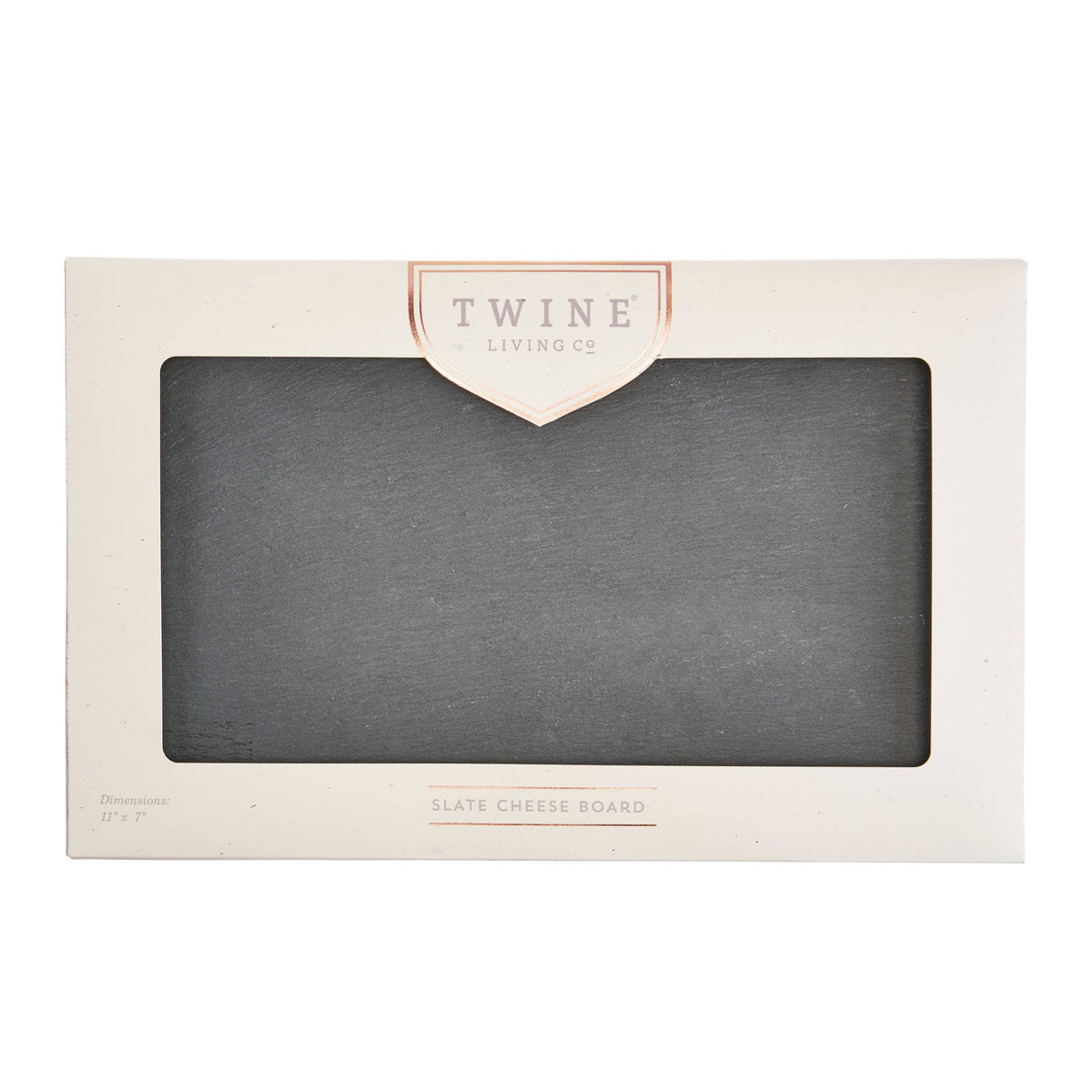 11-inch Slate Cheese Board w/ Natural Edges - Includes Chalk