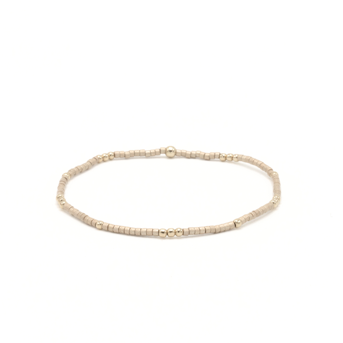 2mm Newport GOLDEN + Gold Filled Waterproof Bracelet: 7"