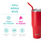 Red Mega Mug (40oz)