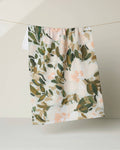 Painted Blossoms Tea Towel