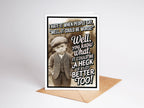 Funny Sympathy Greeting Cards with Card Display Stand: No