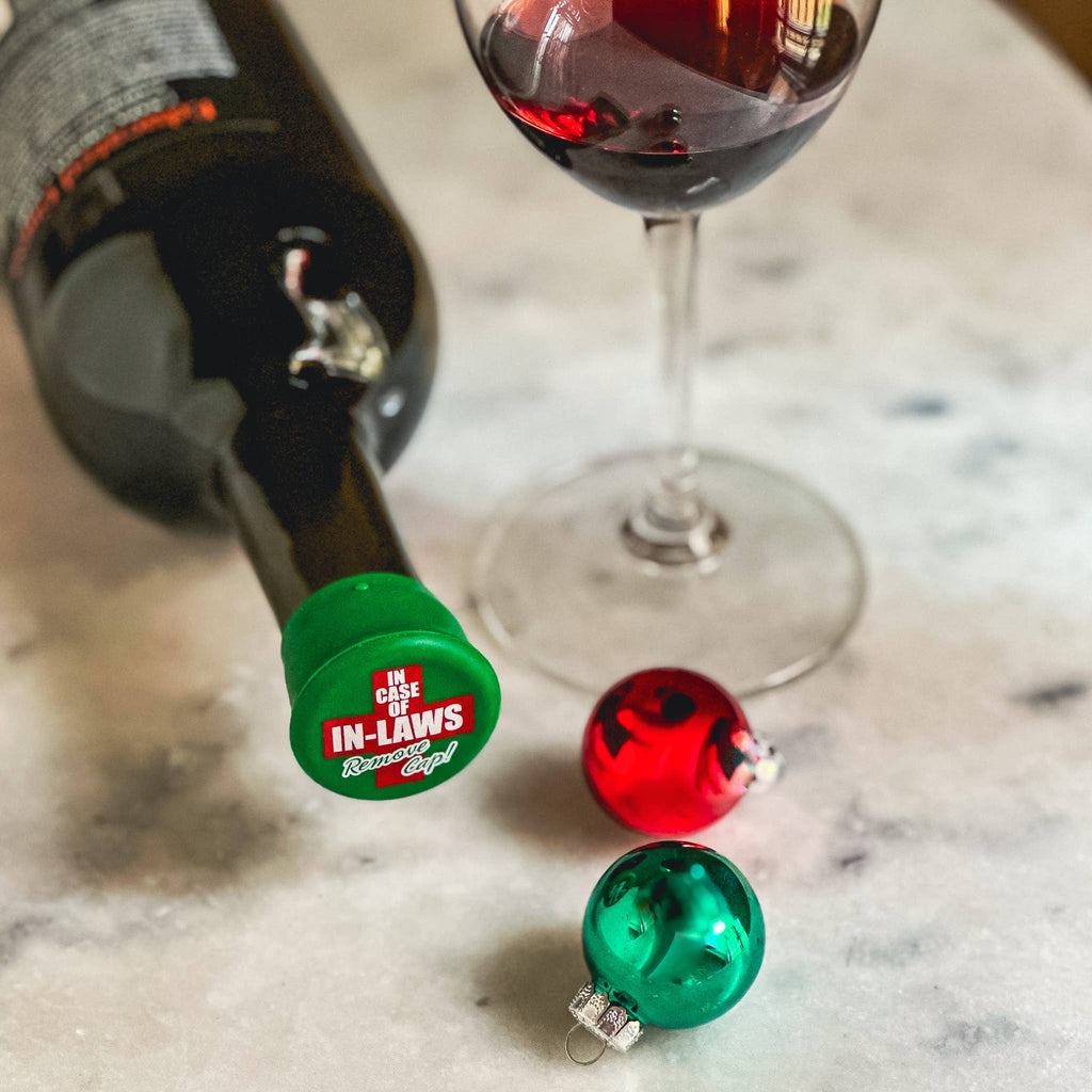 Wine Cap Counter Display | Christmas Wine Stoppers