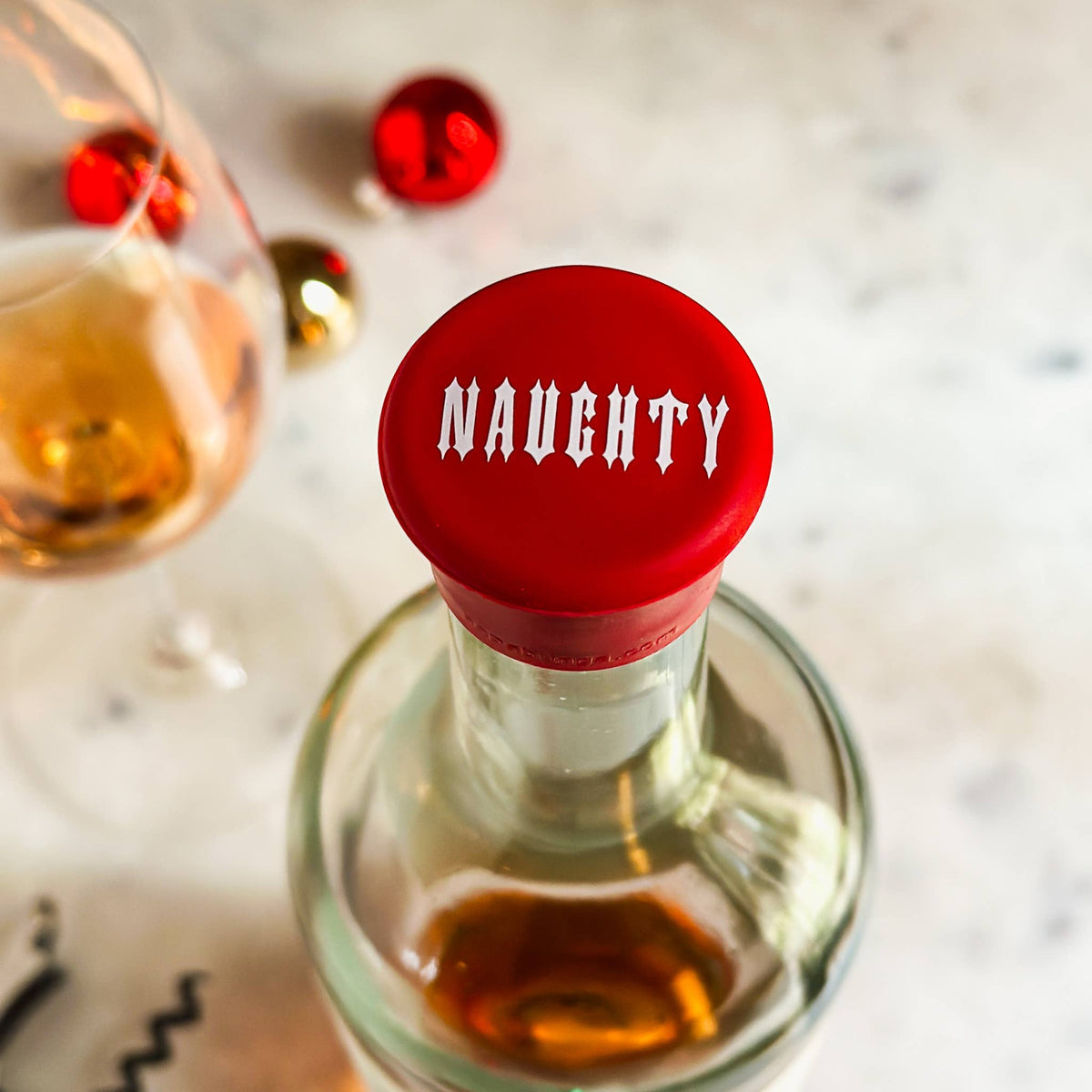 Wine Cap Counter Display | Christmas Wine Stoppers