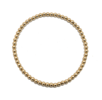 3mm Gold Filled Karma waterproof bracelet 6.5"-7"-7.25": 7"