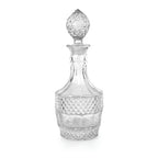 Vintage-Style Faceted Crystal Decanter