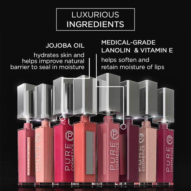 Push Button Pure Illumination Light Up Lip Gloss: Pouty Pink