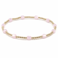 The Key West Bracelet in Light Pink: 7"