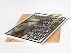 Funny Sympathy Greeting Cards with Card Display Stand: No