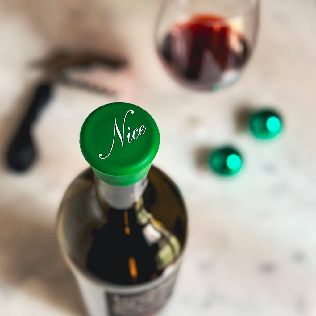 Wine Cap Counter Display | Christmas Wine Stoppers